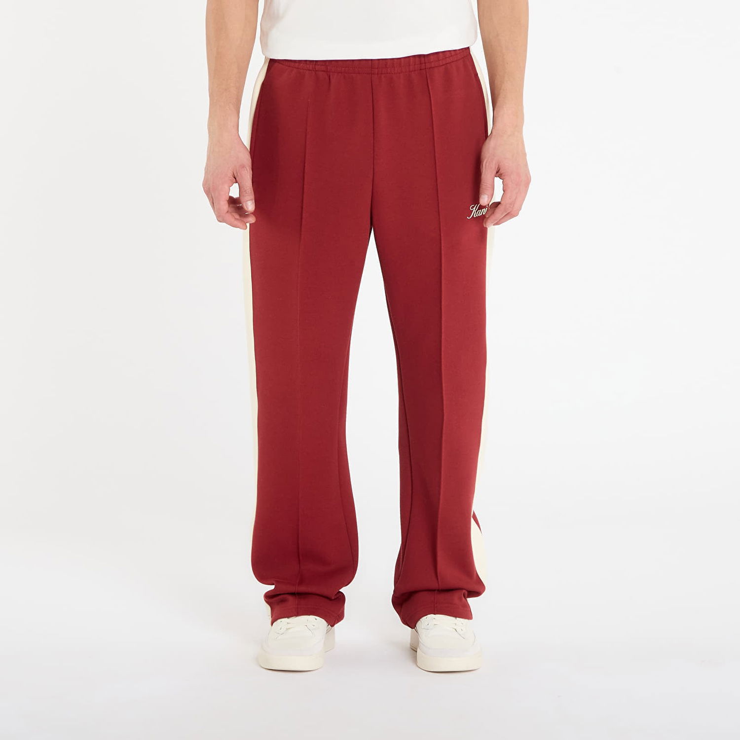 Tepláky Karl Kani Karl Kani Sidestripe Trackpants Vínová | PD00008939, 0