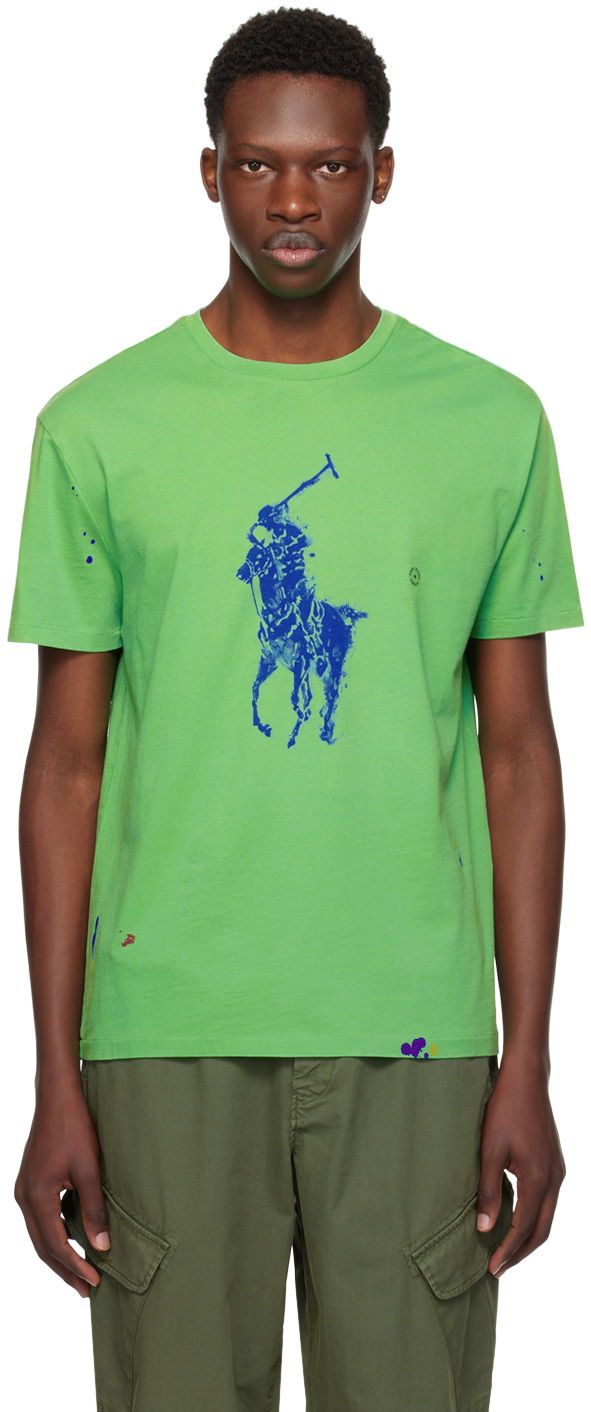 Tričko Polo by Ralph Lauren Green Big Pony T-Shirt Zelené | 710936387002, 0
