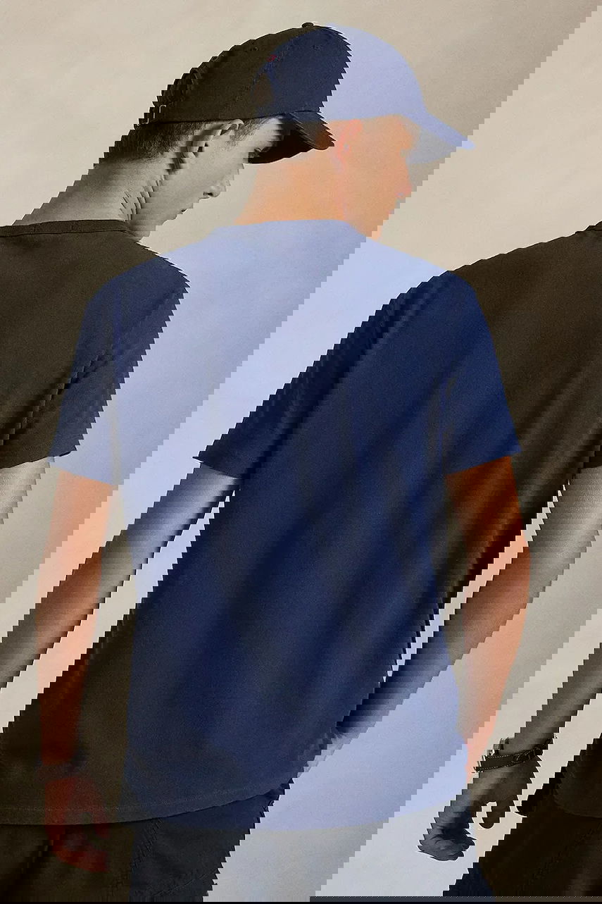 Tričko Polo by Ralph Lauren Polo Logo Cotton Crew Neck T-Shirt Navy | 710916698, 1