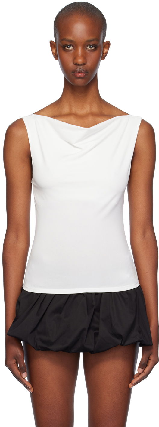 Sukňa Miaou Miaou Lani Cowl Neck Sleeveless Peplum Top Čierna | 7114VISCRE, 0