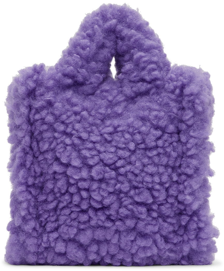 Tote bag STAND STUDIO Stand Studio Lizzie Sherpa Tote Bag Fialová | 61527-9011, 0