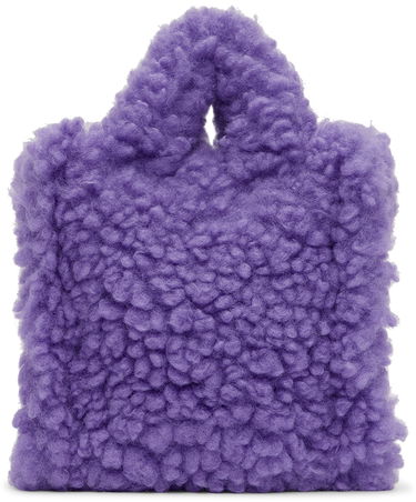 Tote bag STAND STUDIO Stand Studio Lizzie Sherpa Tote Bag Fialová | 61527-9011, 0