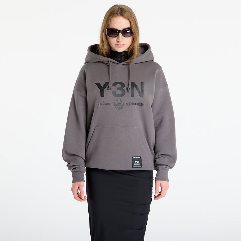 Mikina Y-3 Y-3 x Neighborhood Graphic Hoodie Šedá | JX7462