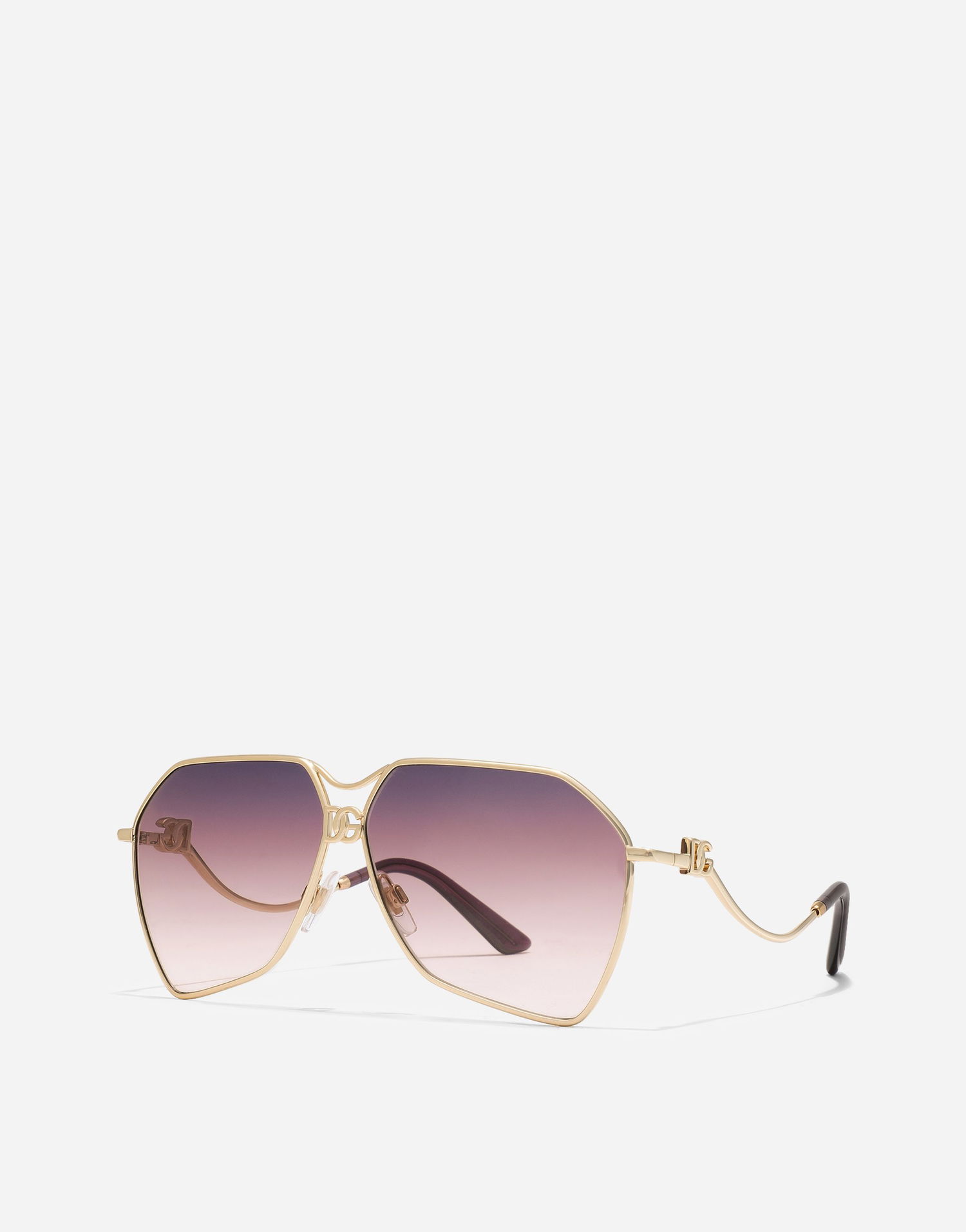 Slnečné okuliare Dolce & Gabbana Filo Geometric Gradient Sunglasses Metalická | VG2326VM2U69V000, 1