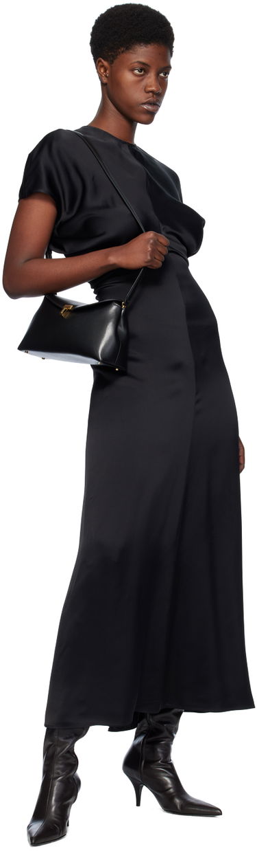 Šaty TOTEME TOTEME Slouch Waist Maxi Dress Čierna | 241-WRD1103-FB0020, 3