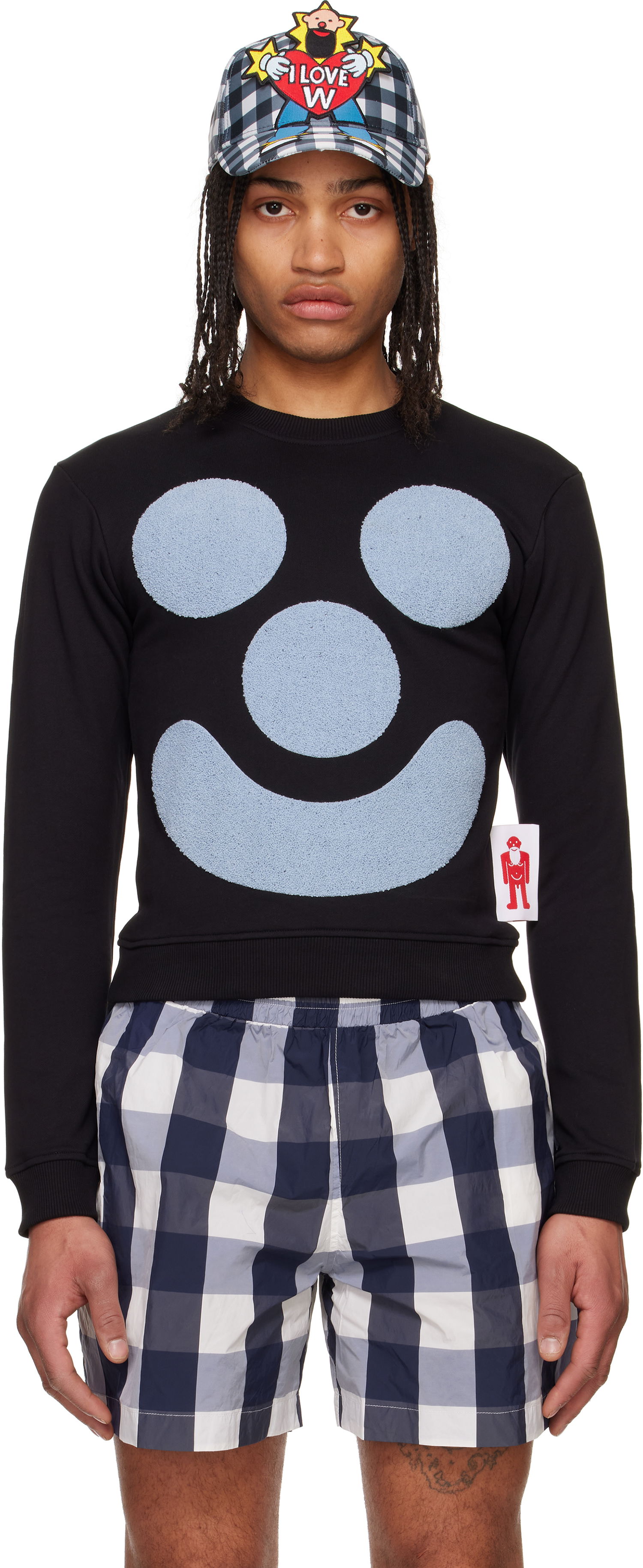 Mikina Walter Van Beirendonck Walter Van Beirendonck Smile Sweatshirt Čierna | 8008, 0