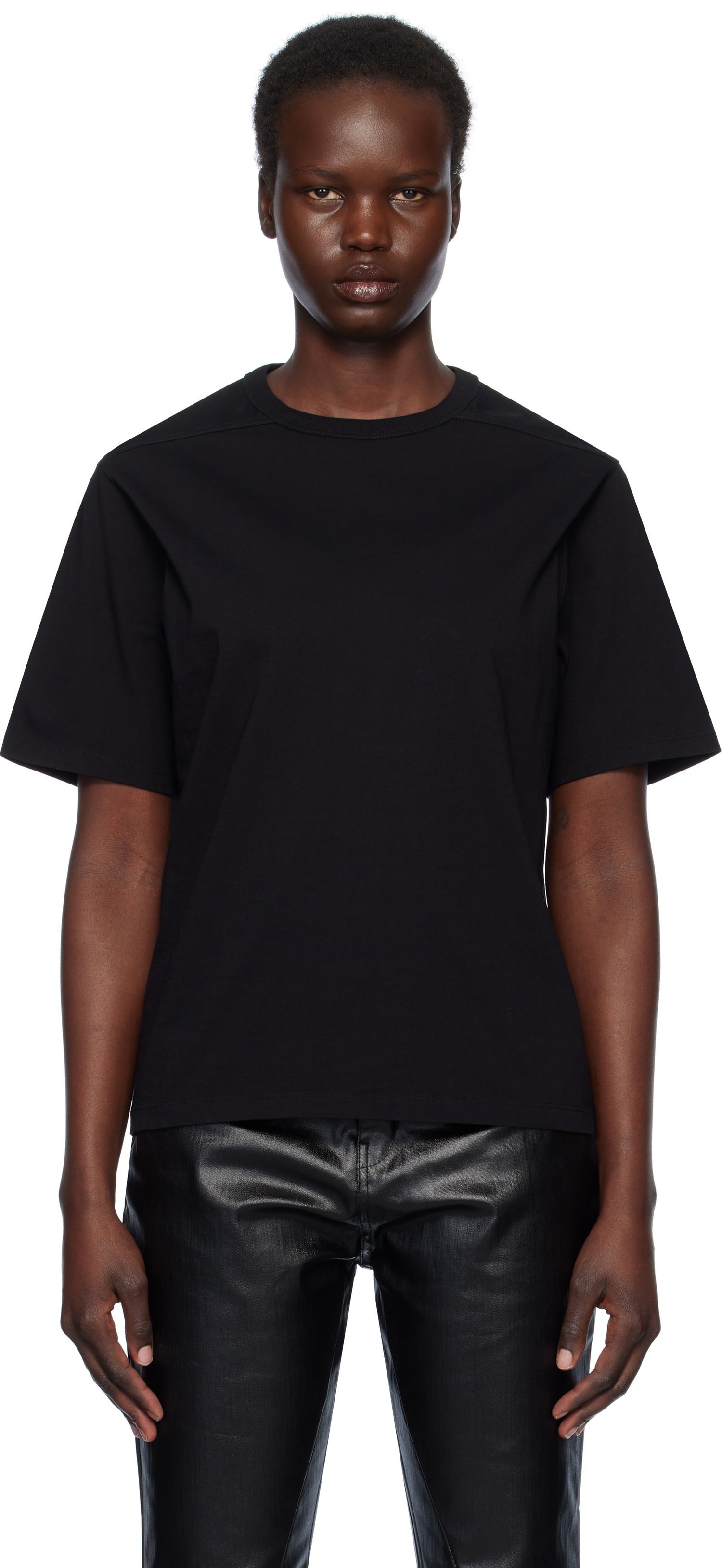 Tričko Rick Owens Rick Owens Hollywood Brad T-Shirt Čierna | RP01E7200 JA, 0