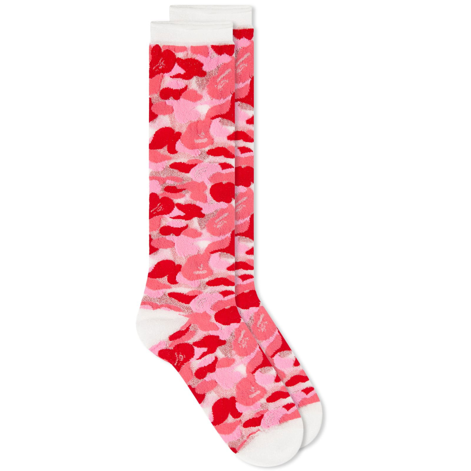 ABC Camo Clear Socks Pink