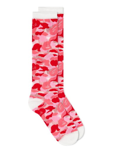 Ponožky BAPE ABC Camo Clear Socks Pink Ružová | 001SOJ302002L-PNK