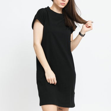 Šaty Urban Classics Turtle Extended Shoulder Dress Čierna | TB1910-black, 2