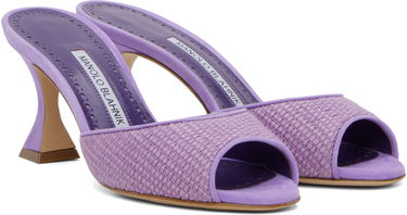 Doplnky Manolo Blahnik Manolo Blahnik Jadara Heeled Sandals Fialová | 424-1982, 3