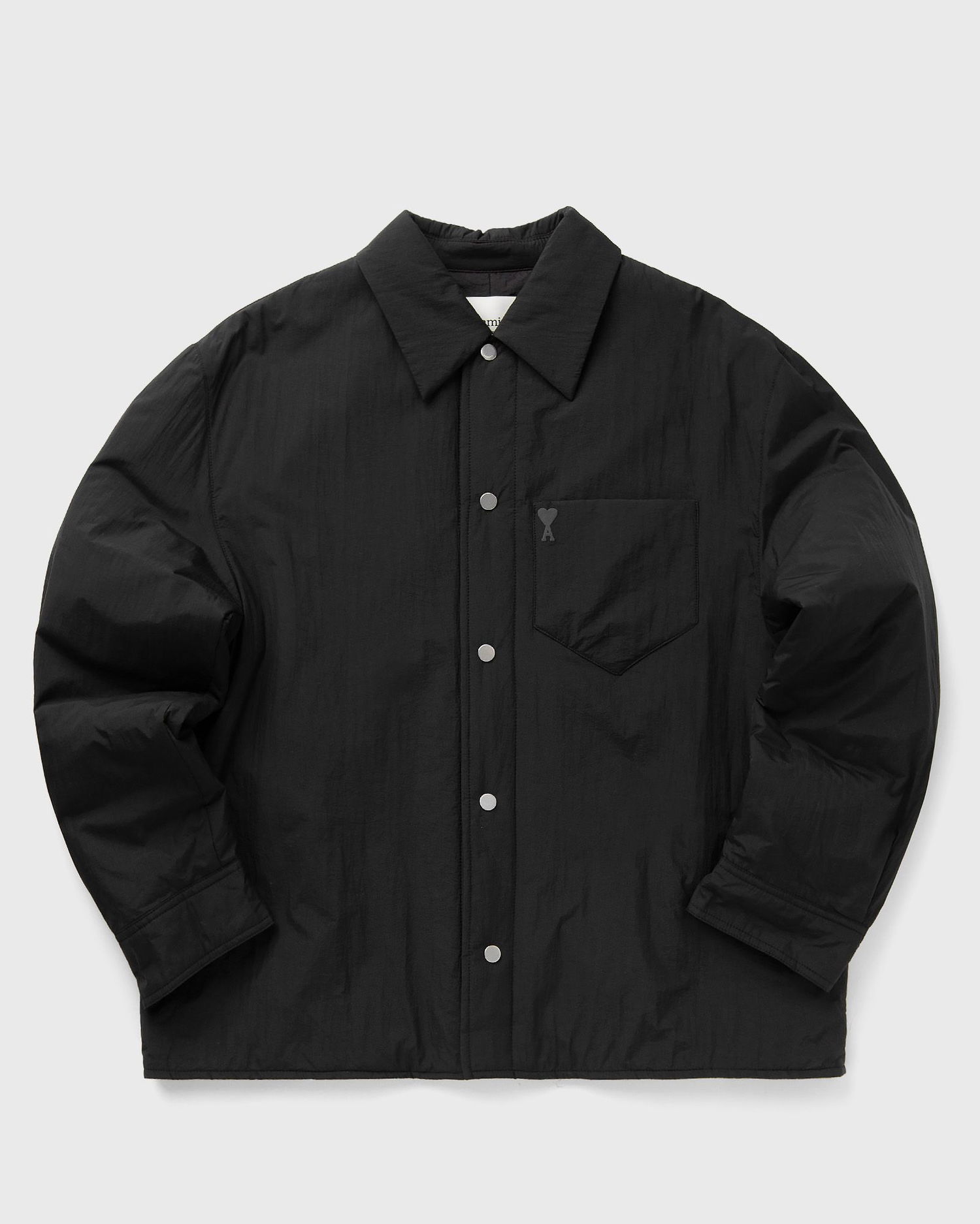 Prešívaná bunda AMI Loose Padded ADC Overshirt XXL Čierna | HJK248.PA0009-001, 0