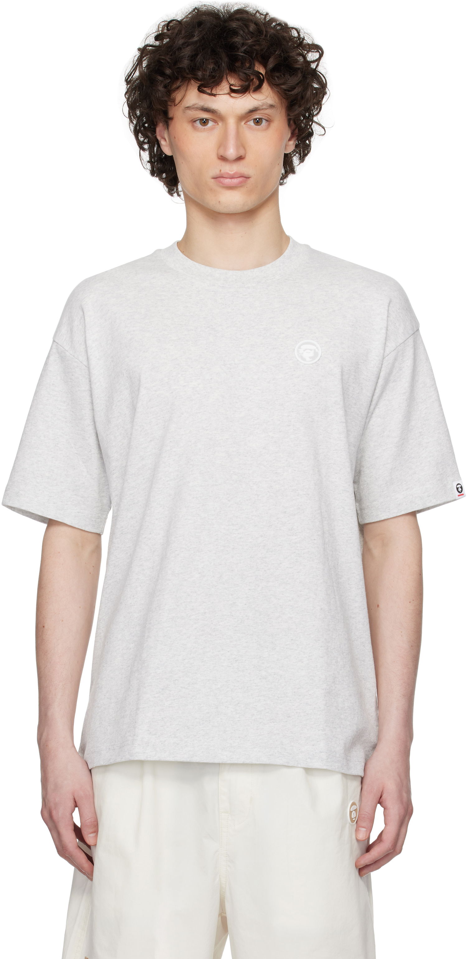 Tričko AAPE by A Bathing Ape AAPE by A Bathing Ape 'AAPE Now' T-Shirt Šedá | AAPTEM1598XANWH2, 0