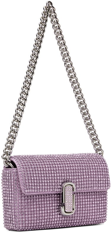 Taška cez rameno Marc Jacobs Marc Jacobs 'The Rhinestone J Marc Mini' Shoulder Bag Čierna | H912M06RE22, 4
