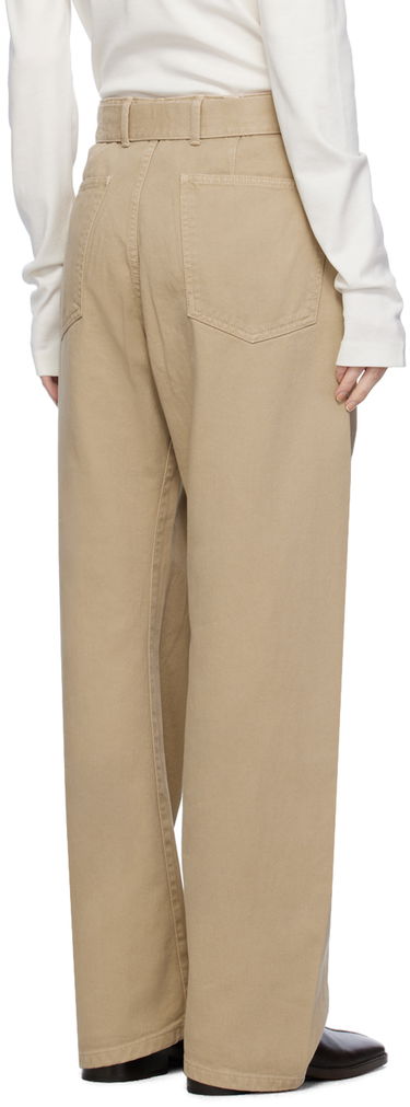 Cargo nohavice LEMAIRE Lemaire Exclusive Wide-Leg Trousers Béžová | PA326 LD1001, 2