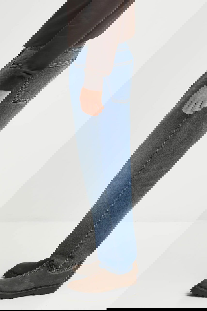 Džínsy Carhartt WIP Newel Pant Washed Straight Fit Jeans Modrá | I029208.014L, 1