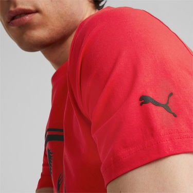 Tričko Puma Race Tonal Big Shield Tee Červená | 620951-02, 4
