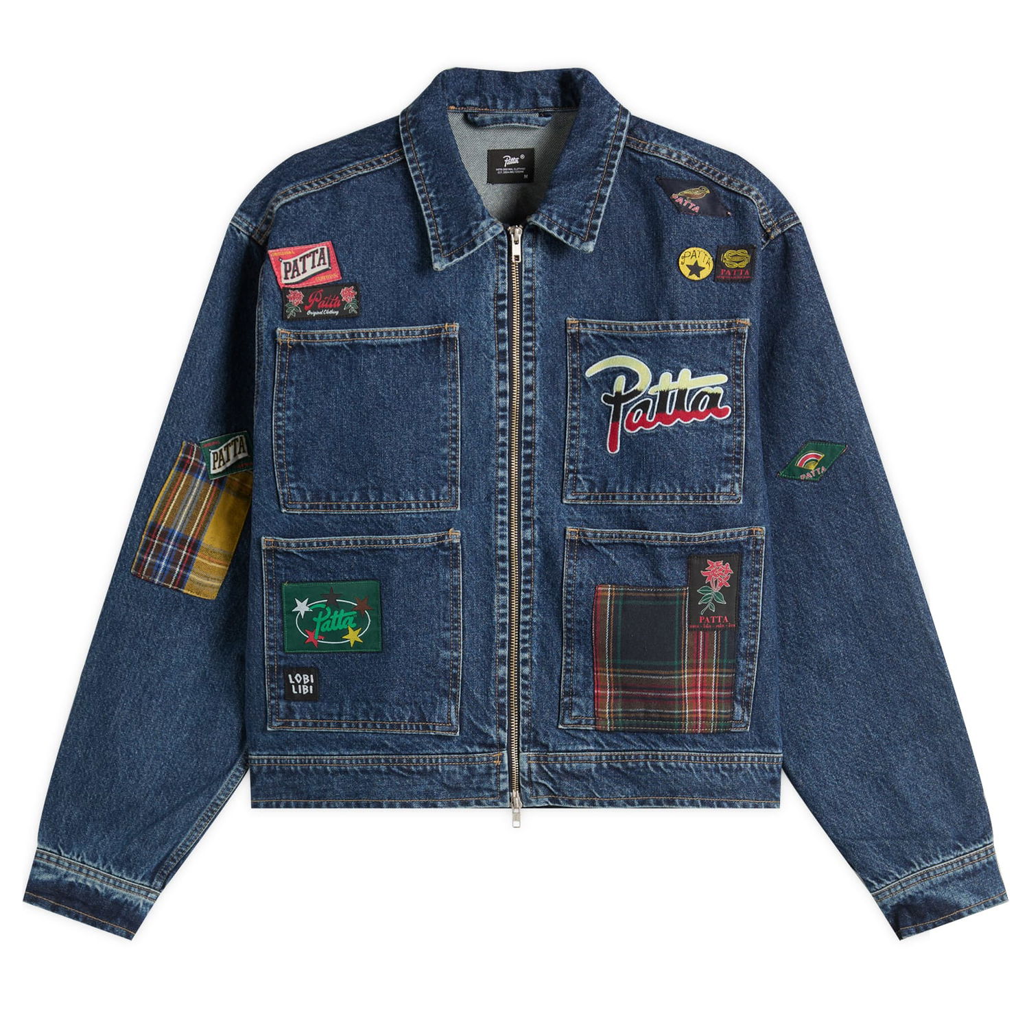 Bunda Patta Patta Whole Lotta Labels Denim Jacket Modrá | POC-AW25-4200-348-0022-197, 0
