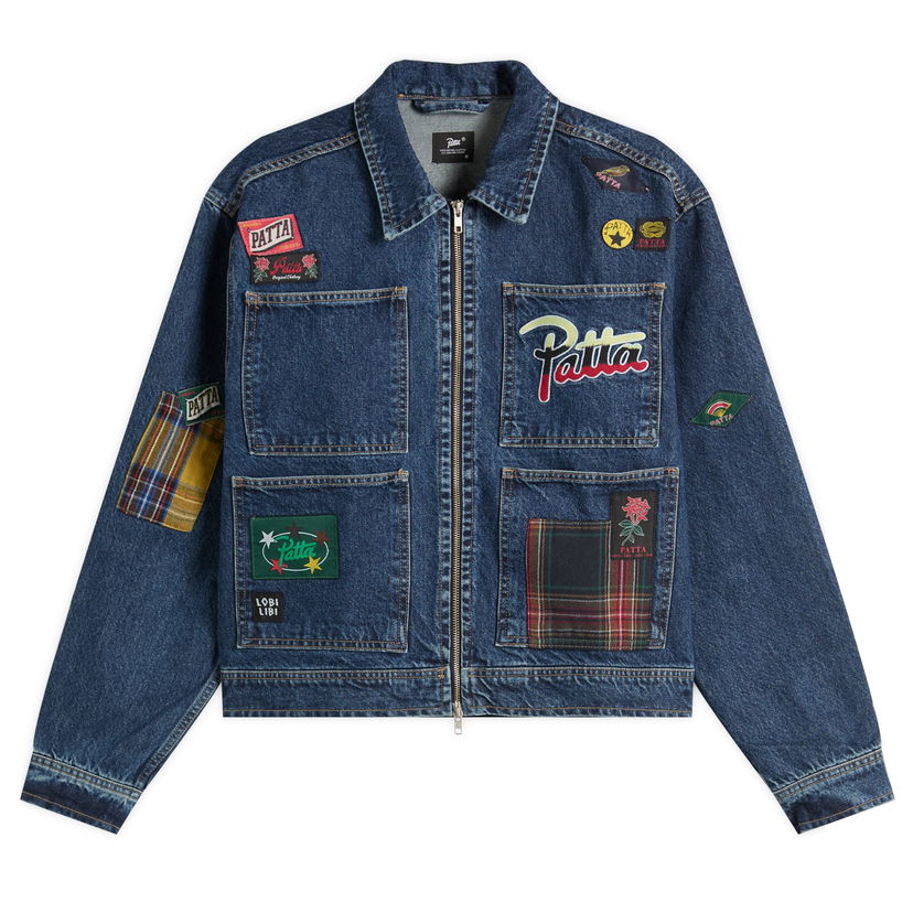 Bunda Patta Patta Whole Lotta Labels Denim Jacket Modrá | POC-AW25-4200-348-0022-197
