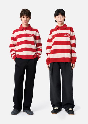 Sveter AXEL ARIGATO Frey Striped Knit Polo Sweater Rôznofarebný | A3315004, 11