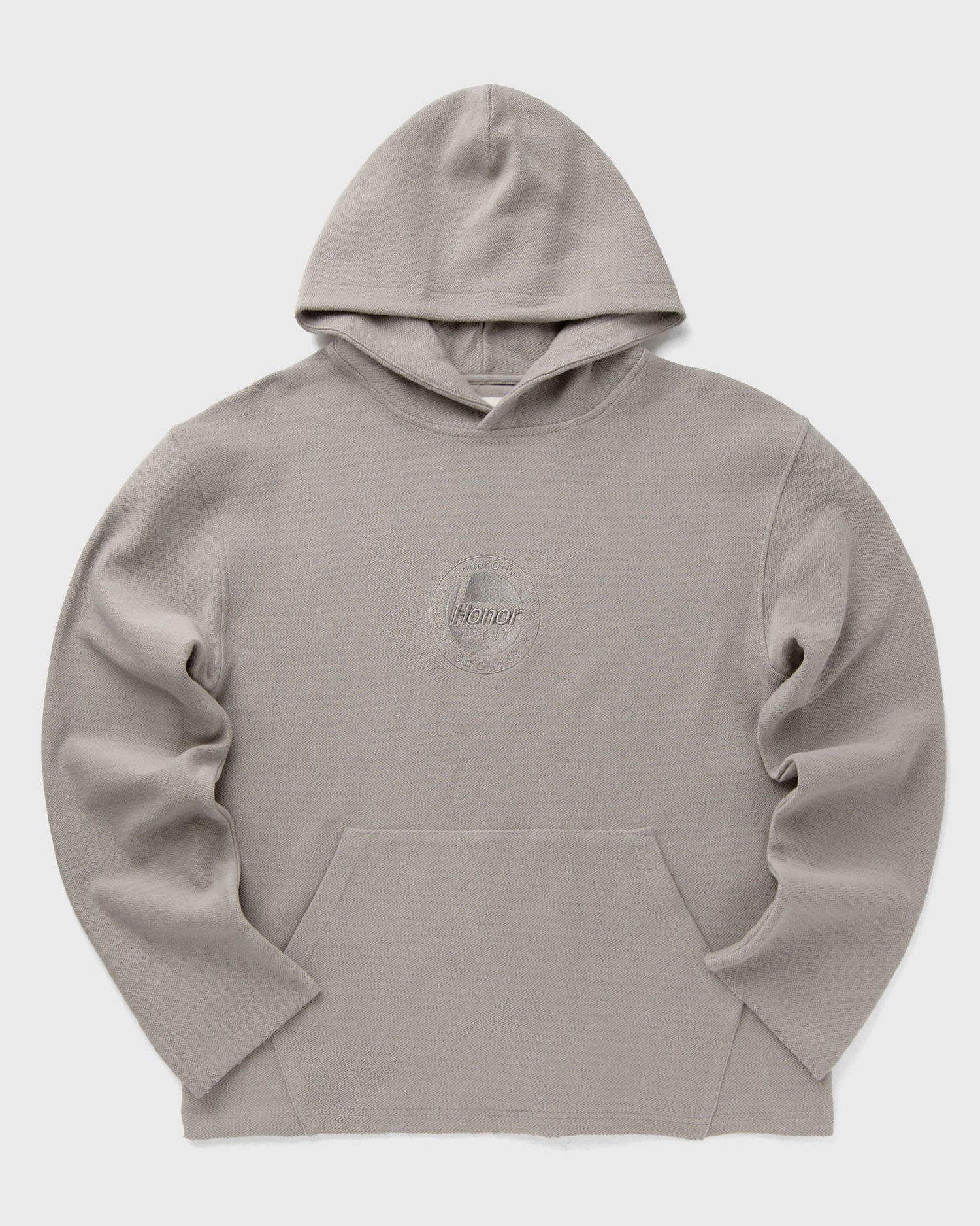 Mikina Honor The Gift Herringbone Hoodie Šedá | HTG250154-STONE, 1