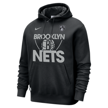 Mikina Nike Brooklyn Nets Club Courtside Nike NBA Hoodie Čierna | FZ7682-010, 1