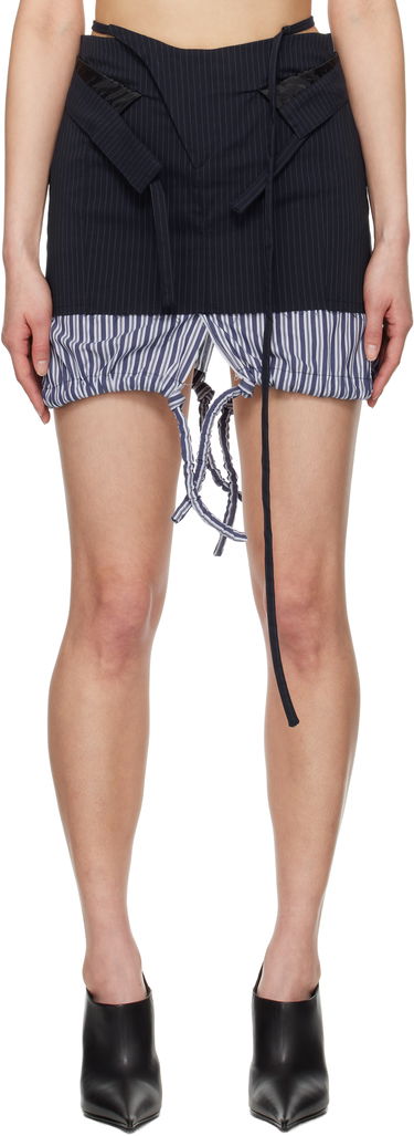 Sukňa Ottolinger Ottolinger Double Waistband Miniskirt Modrá | 11130081101, 0