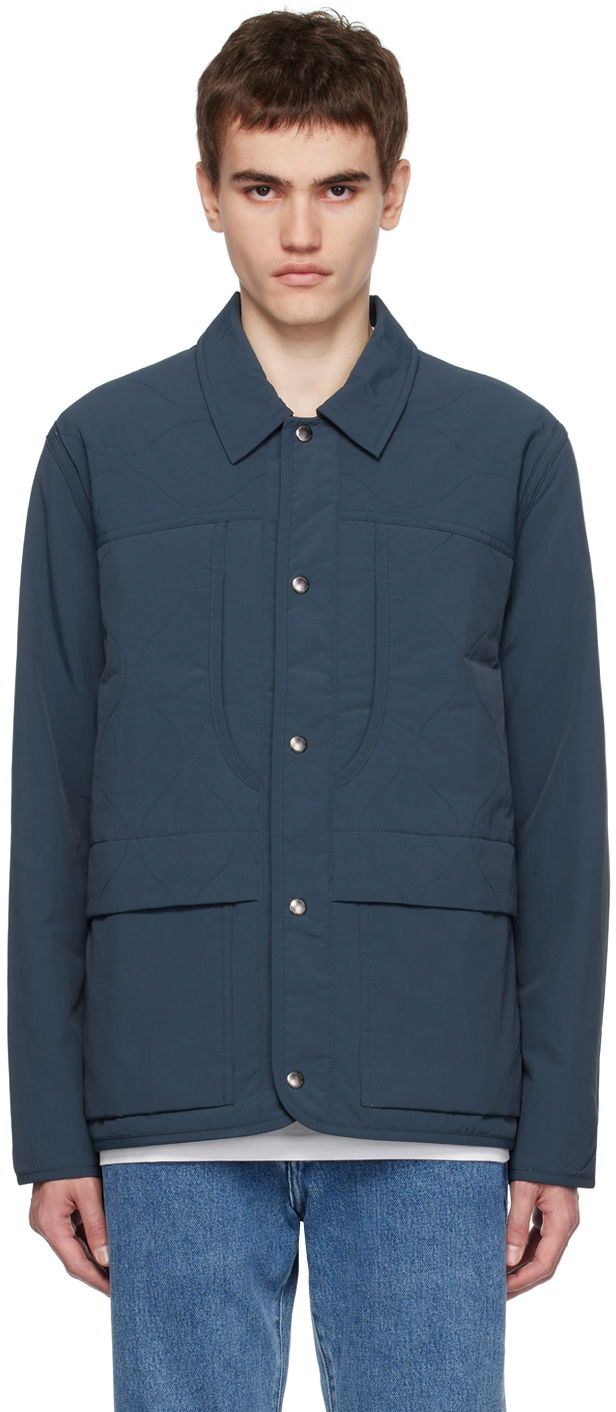 Prešívaná bunda Paul Smith PS Paul Smith Padded Jacket Modrá | M2R-312Y-L21814, 0
