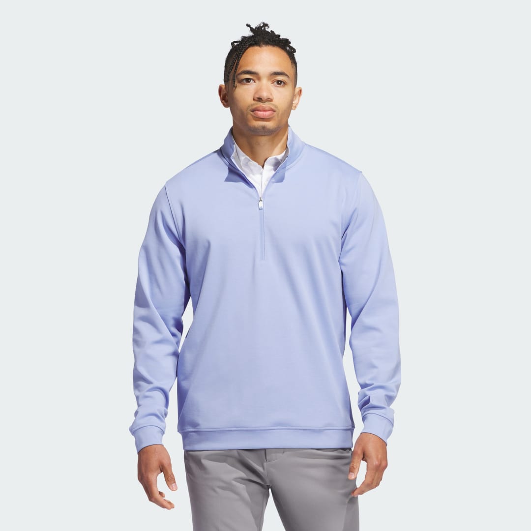 Sveter adidas Performance Golf Quarter-Zip Sweatshirt Modrá | IW2385, 0