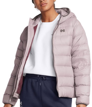 Prešívaná bunda Under Armour Under Armour Legend Down Hooded Jacket Fialová | 1385852-015, 0
