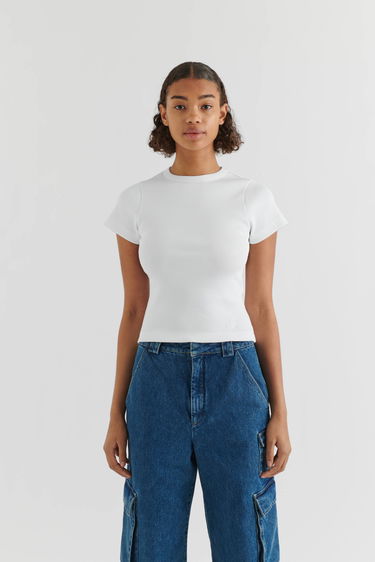 Tričko AXEL ARIGATO Solo Cut Out T-Shirt Biela | A2085001, 2