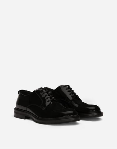 Tenisky a topánky Dolce & Gabbana Derby Patent Leather Shoes Čierna | A10840A147180999, 1