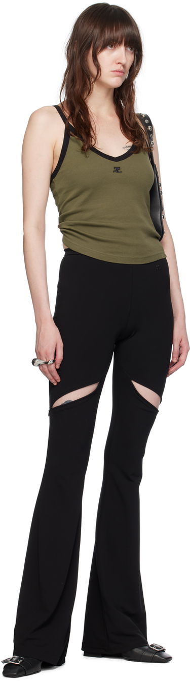 Legíny Courrèges Cutout Flare Trousers Čierna | 224JPA232JS0066, 3