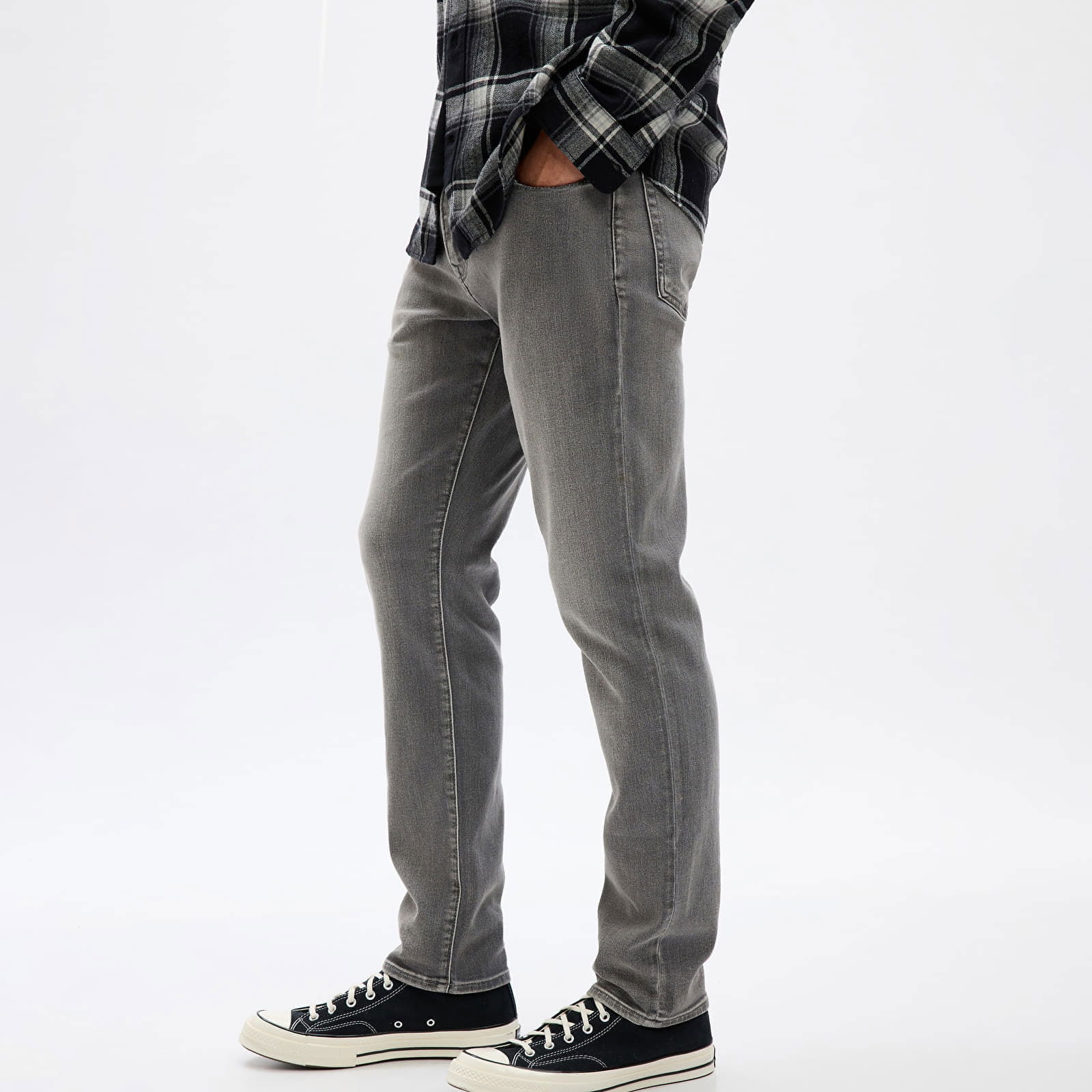 Denim Pants Slim Grey Wash