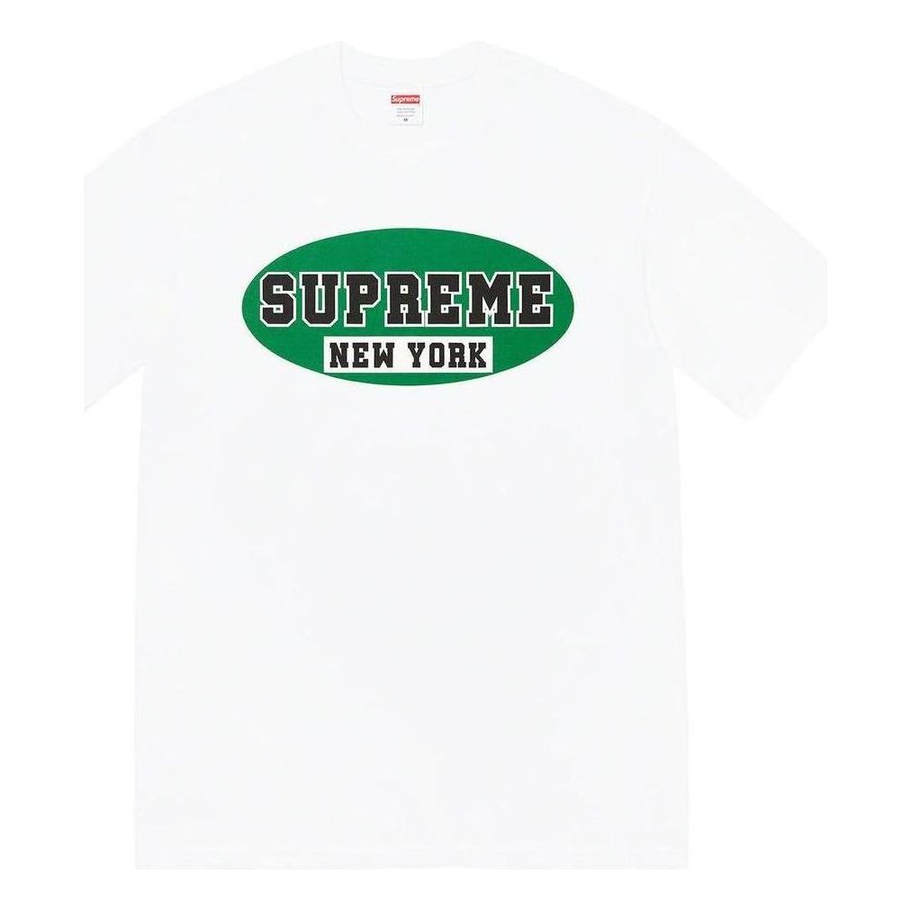Tričko Supreme Oval Logo Graphic Tee Biela | SUP-SS23-009, 0