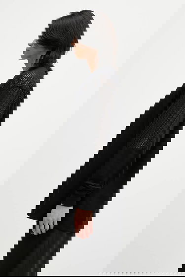 Tričko Rick Owens Rick Owens DRKSHDW Knitted - Girdered Long-Sleeve T-Shirt Čierna | CM01E1673.CHJGOM, 1