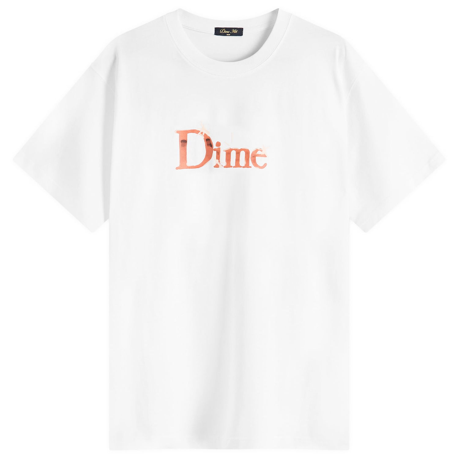 Tričko Dime Classic Shiny T-Shirt, Size Large Biela | DIME2SP2549WHT, 0