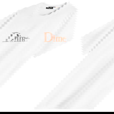 Tričko Dime Classic Shiny T-Shirt, Size Large Biela | DIME2SP2549WHT, 0