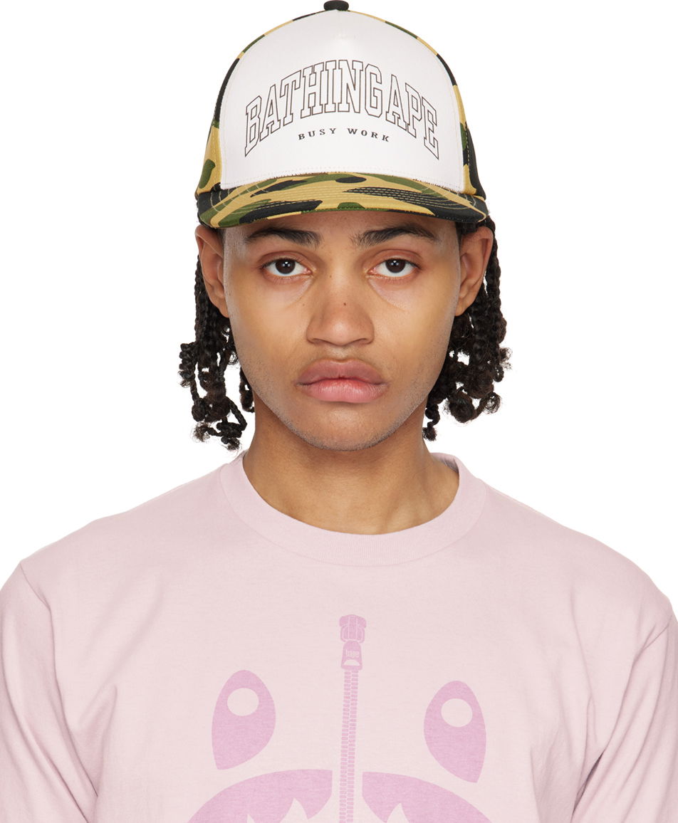 Šiltovka BAPE 1st Camo Cap Biela | 001CPJ301010M, 0
