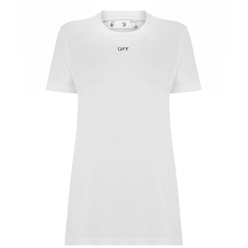 Tričko Off-White Arrows T-shirt White Black Biela | OWAA049E20JER0160110, 0