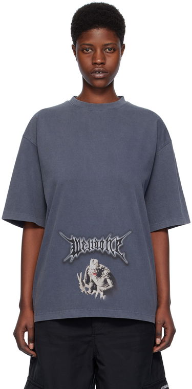 Tričko We11done We11done Monster Graphic T-Shirt Modrá | WD-TT0-24-720-U-NV, 0