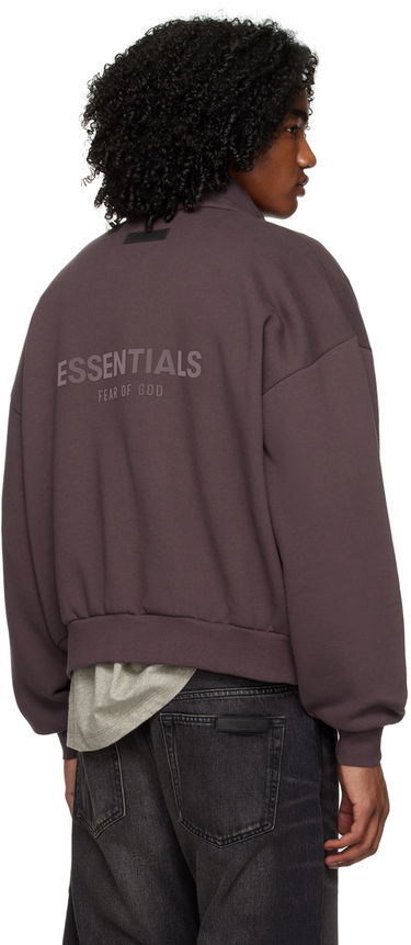Bunda Fear of God ESSENTIALS Full Zip Jacket Fialová | 192BT225075FW, 2