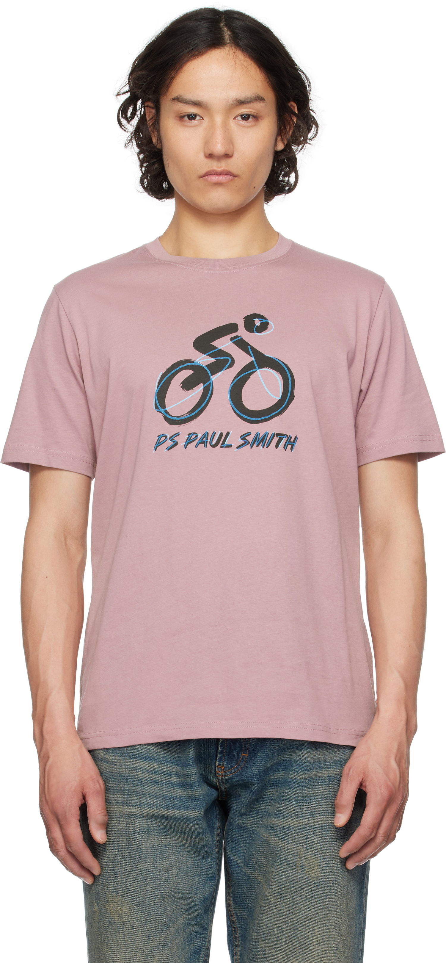 Tričko Paul Smith PS Paul Smith Bike Graphic T-Shirt Fialová | M2R-011R-PP4960-55A, 0