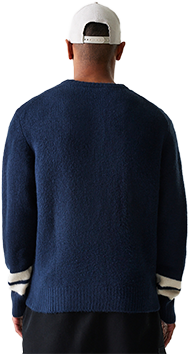 Mikina New Era MLB Los Angeles Dodgers Knit Sweatshirt Navy | 60684329-410, 1