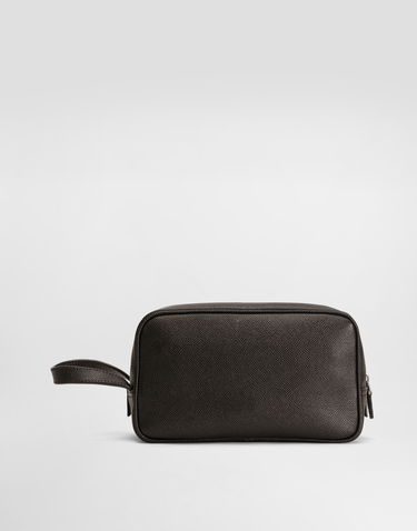 Cestovná taška Dolce & Gabbana Dolce & Gabbana Sicily Calfskin Necessaire Čierna | BT3310BG66280999, 2