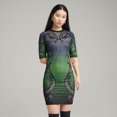 Šaty Puma PUMA x ARIES Women's Tight Dress Zelené | 631076_51, 0