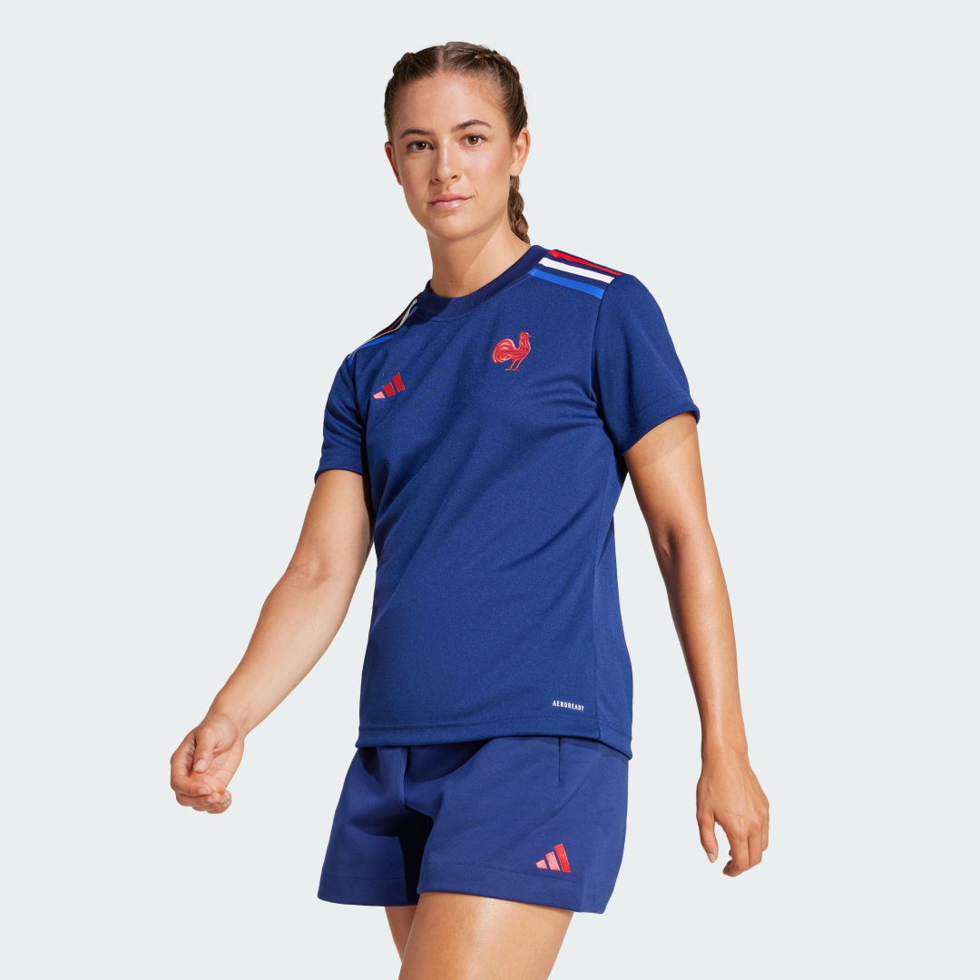 Tričko adidas Performance France Rugby Home Supporter Navy | JJ1601, 0