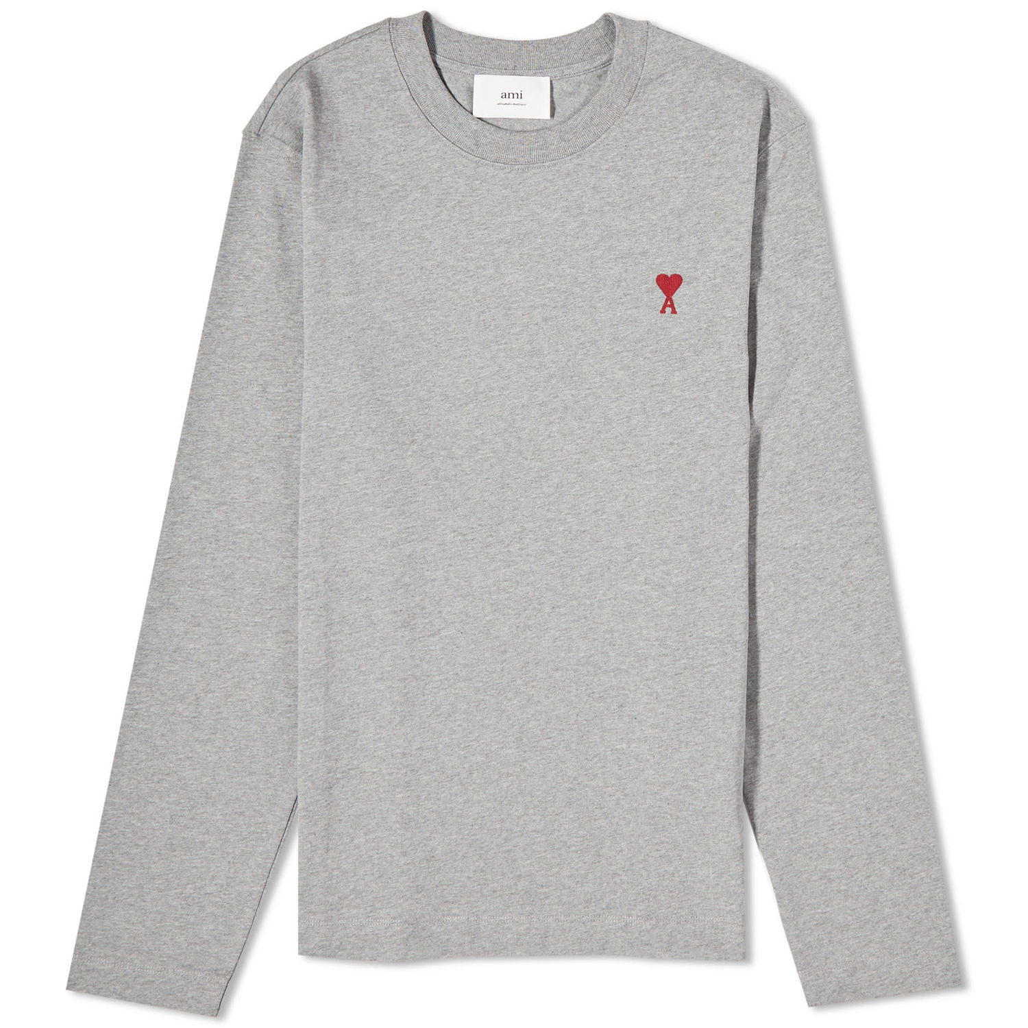 Tričko AMI Small A Heart T-Shirt Šedá | UTS205-726-055, 0
