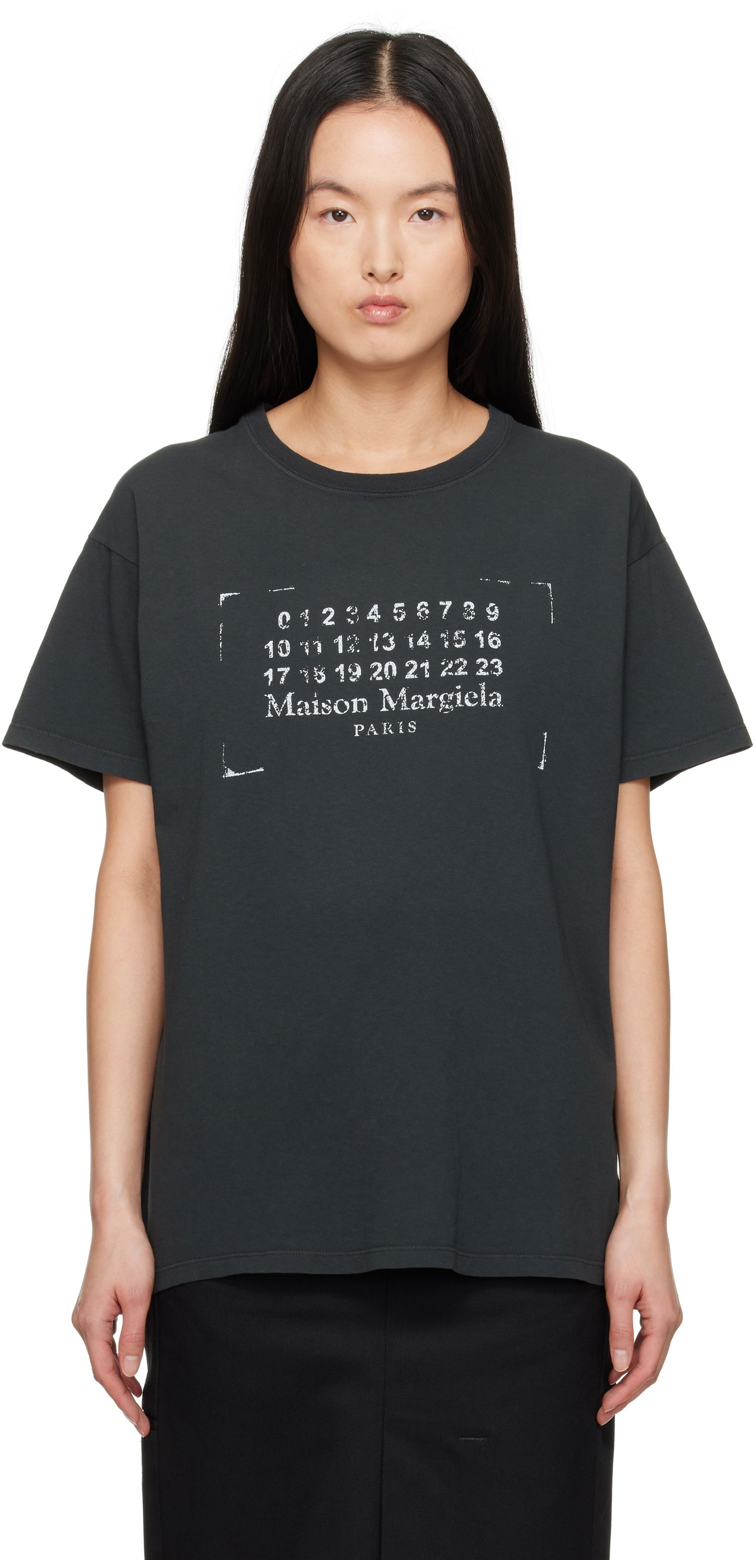 Tričko Maison Margiela Maison Margiela Stamp Logo T-Shirt Čierna | S51GC0534 S24575, 0
