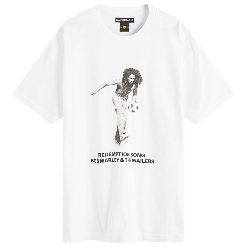 Tričko WACKO MARIA Bob Marley Print T-Shirt Biela | BOBMARLEY-WM-TEE05-WHT